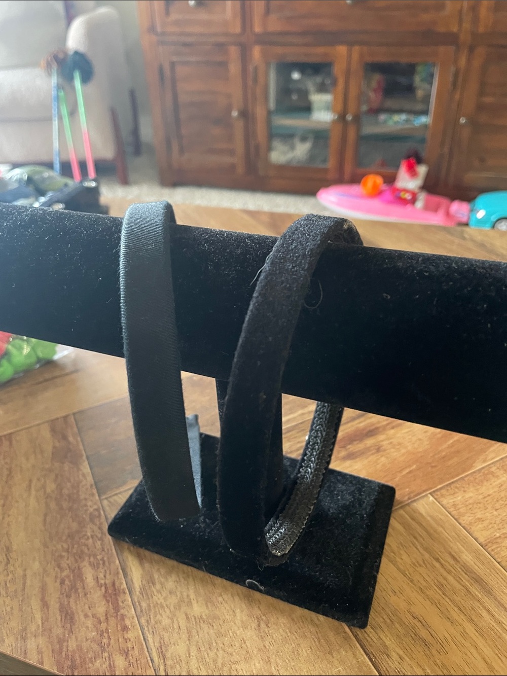 Set of Two Black Headbands
